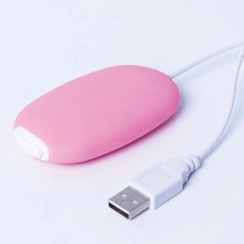 Карманный электрический грелка для рук USB зарядное устройство перезаряжаемый портативный нагреватель Мини Портативный USB Электрический грелка для рук - Цвет: Розовый