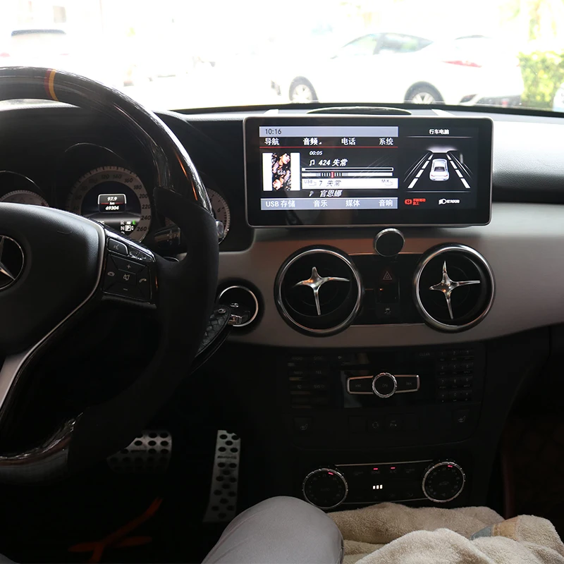 Автомобильный gps навигатор Android 7 1 10 25 "2G + 32G автомобильный монитор для Benz GLK 2013 2015