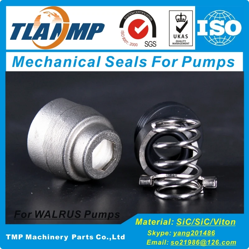 WALRUS-12 , WALRUS-16 Mechanical Seals for shaft Size 12/16mm WALRUS TPH 2T/4T/8T/12T,TPH2T3KS,TPH2T4KS,TPH4TKN,TPH4T3KS Pumps