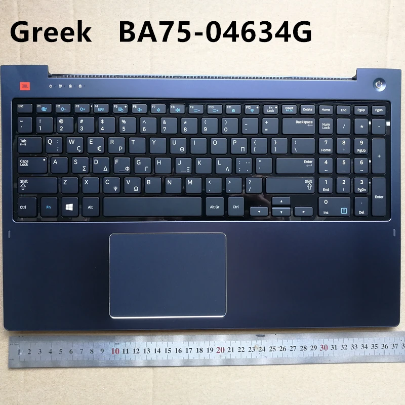 Греческий макет новая клавиатура для ноутбука с подставка под тачпад samsung NP670Z5 NP670Z5E NP680Z5E 680Z5G GK BA75-04634G