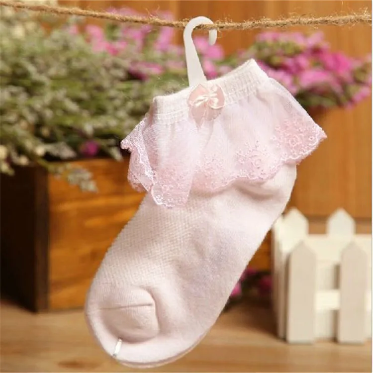 Детские носки; сезон весна-лето; высокое качество; модные носки для маленьких девочек из дышащего хлопка; кружевные сетчатые носки для От 2 до 12 лет; ; CN - Цвет: 2 Pink