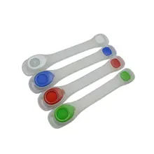 1 шт. Светоотражающая регулируемая светодиодная повязка, лампа, ремень безопасности, ремень для бега, езды на велосипеде