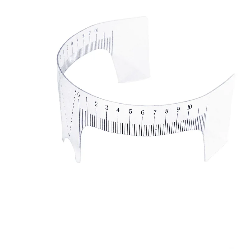 plastic ruler for eyebrow