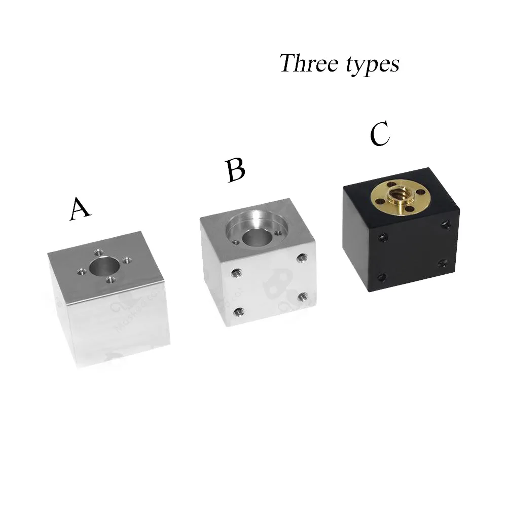 

T8 Nut Housing Bracket For 3D Printer Parts T8 Trapezoidal Screw Nut Housing Mount Bracket For 3D Printer Engraving Machine