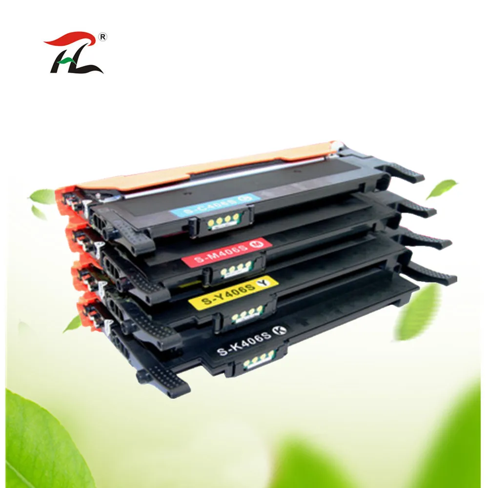 Cartucho de Toner Compatível para Samsung C410w C460fw C460w Clp 365w Clp-360 Clx 3305 3305fw 4pk K406s Clt-406s Clt-k406s Y406s