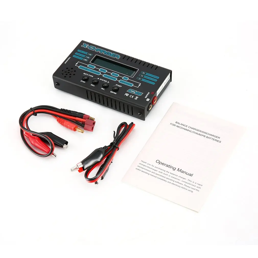 

G.T.Power C6 LCD Display RC Battery Intelligent Charger For 1-6S LiPO/Li-ION 1-15S NiCD/NiMH RC Battery
