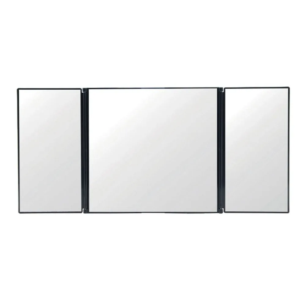 Универсальное туалетное зеркало 3 секции складное косметическое зеркало Авто солнцезащитное автомобильное зеркало с козырьком регулируемое авто зеркало для макияжа