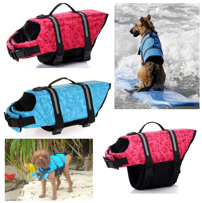 

Small Large Dog Life Jacket Vest Buoyancy Aid For Boating Sailing Swimming Water