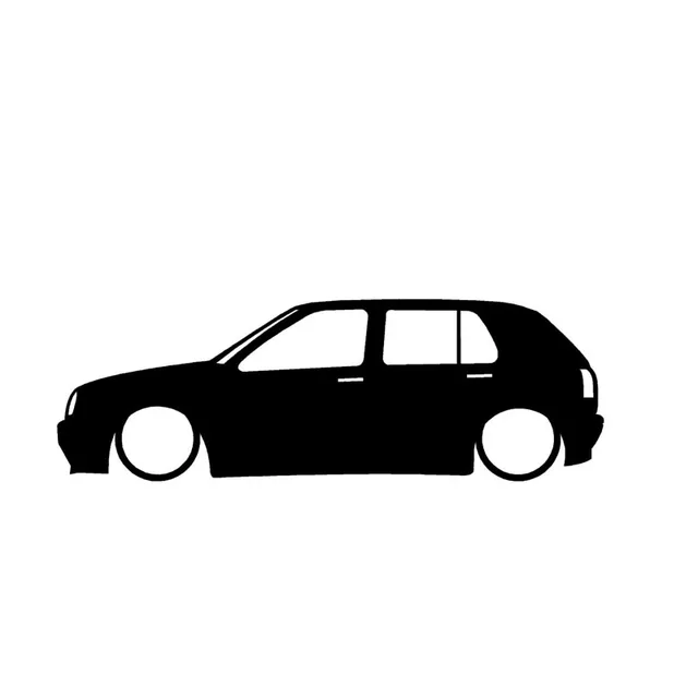Wholesale 10pcs/lot 20pcs/lot Low Car Outline Stickers For