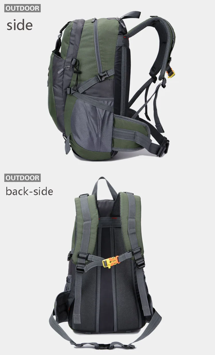 Открытый альпинизм сумка большая емкость нейлоновая сумка Мужская и Женская дорожная походная сумка рюкзак для пикника Сумки для