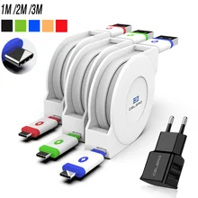 Выдвижной кабель usb type-C длиной 2 м, 3 м, 3 м, кабель для зарядки Usb-C, кабель Usbc Kabel для Xiaomi mi x Alpha Red mi K20 Pro 8 8A