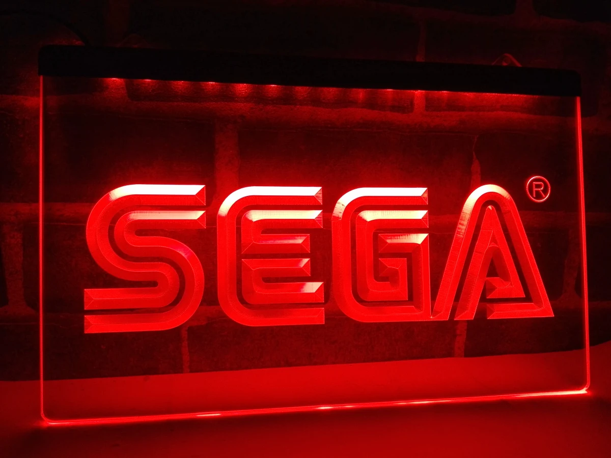 Светодиодный неоновый светильник LH054 Sega Декор для дома|Таблички и знаки| |
