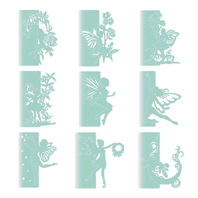 

Ufurty Scrapbooking Dies Metal Fairy Edger Frame Cutting Dies Craft Embossing Stamp Stencil Paper Card Making Template DIY