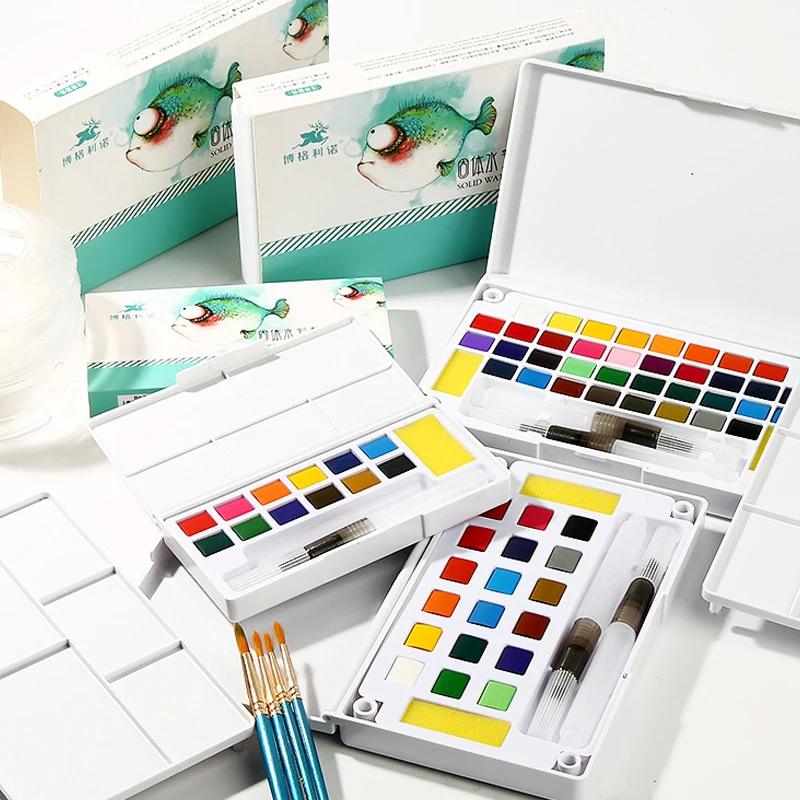 Bgln watercolor paint student painting beginner painting set watercolor painting children hand-painted art supplies