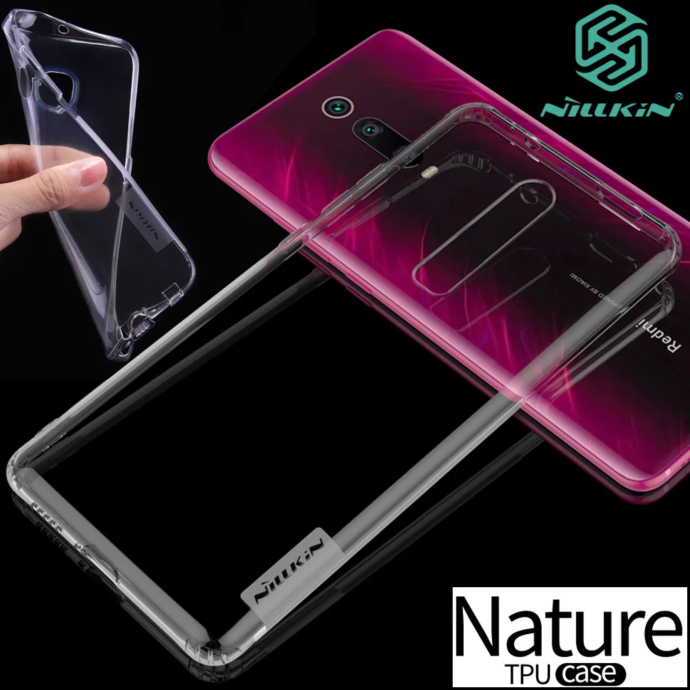 Прозрачный чехол Nillkin Nature для Xiaomi Redmi K20 Pro Mi 9T мягкий ТПУ|Бамперы| |
