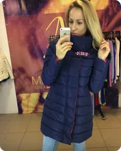 Womens Real Winter Jackets And Coats Cotton Solid No Slim Sale 2017 New Coat Collar Diamond Color In Long Dresses Warm Jacket