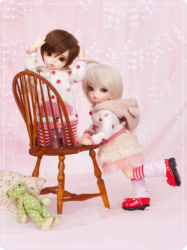 HeHe bjd 1/6 Little Bisou высококачественные резиновые игрушки