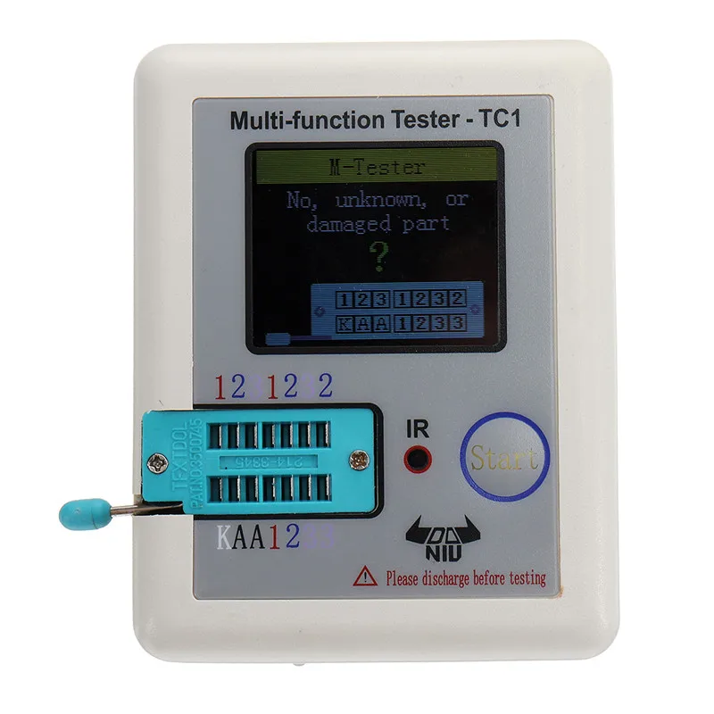 

LCR-TC1 3.5inch Colorful Display Multifunctional TFT Backlight Transistor Tester