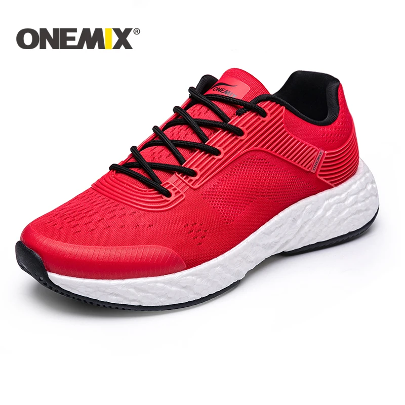 ONEMIX новые кроссовки для мужчин ТПУ обувь с облегченной подошвой для женщин тапки открытый спортивный бег трусцой сетки верхом открытый бег