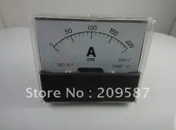 Аналоговый усилитель Панель Meter Текущий амперметр постоянного тока 0-200a