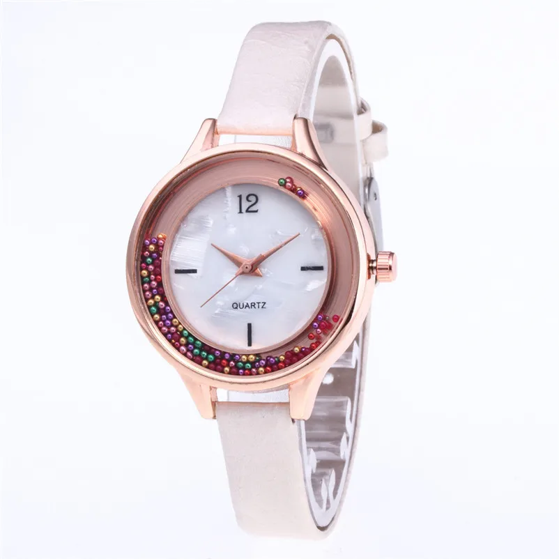 Fashion Newly Design Watch Women Girl Leather Band Watch Analog Quartz Round Wrist Watches Male clock relogio feminino J11#N (4)