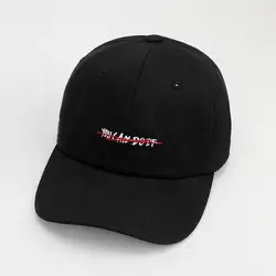 2019 Письмо вы вышивка хлопок Casquette Бейсбол Бейсболка с возможностью регулировки размера шапки для мужчин и женщин 67