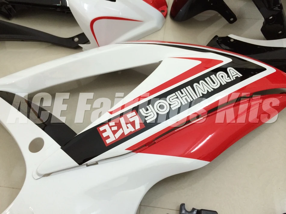 3 Подарки ABS обтекатель комплект подходит для SUZUKI GSXR600 GSXR750 08 09 10 600 750 K8 GSXR 600 750 2008 2009 2010 пользовательские Красный, черный, белый