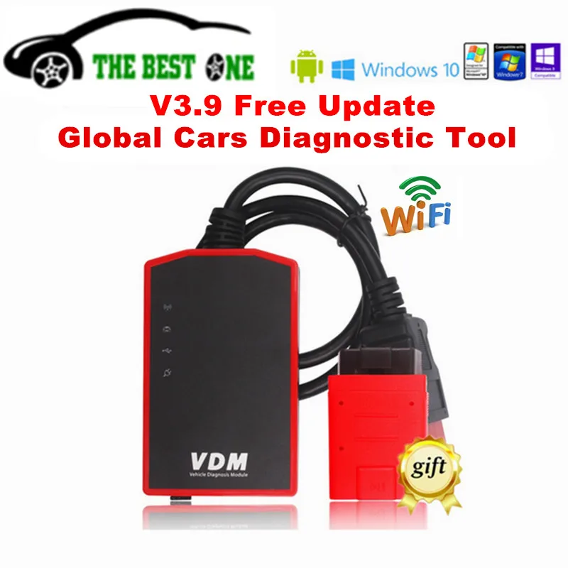 

Original VDM UCANDAS WIFI Full System Car Diagnostic Tool UCANDAS VDM For Android Windows Free Update To V3.9 OBD2 Auto Scanner