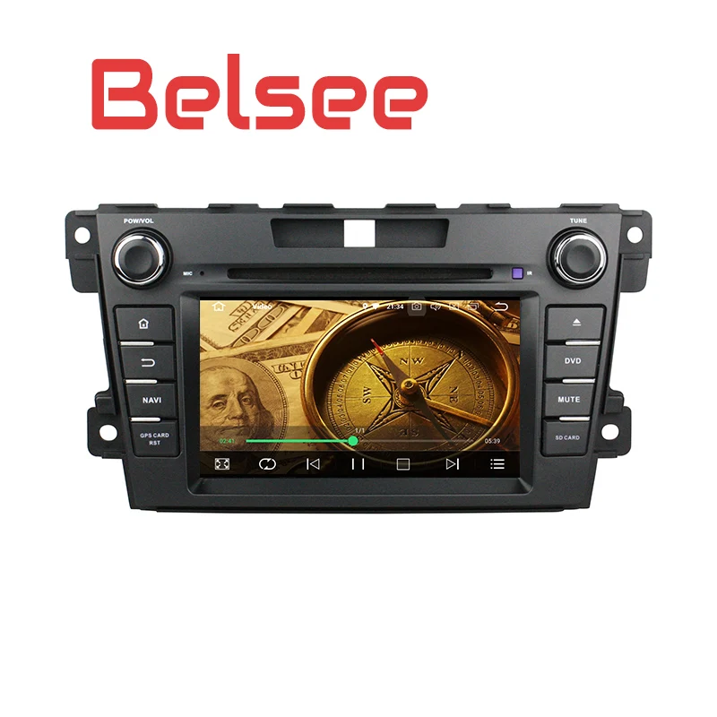 Clearance Belsee Android 8.0 Head Unit Car Radio DVD Player Stereo for Mazda CX7 CX 7 CX-7 2007-2015 GPS Navigation System canbus 8 Core 3