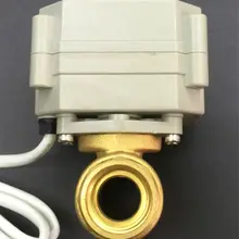 TF15-B2-A DC12V/DC24V BSP/ДНЯО латунь 1/2 ''Электрический кран 2/3/5/7 провода 2-полосная DN15 моторизованный шаровой клапан металла Шестерни ce ip67