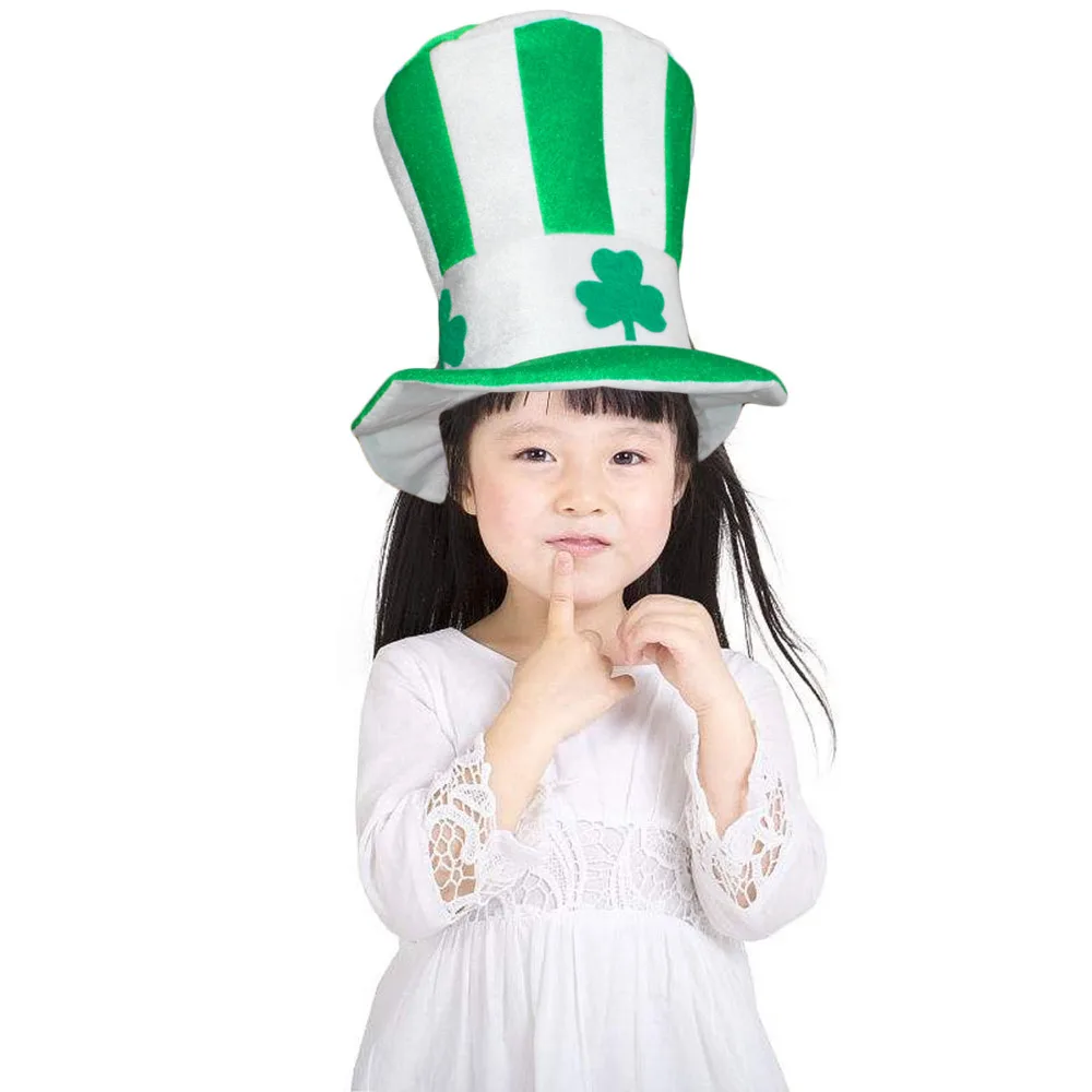 Зеленый День Святого Патрика ирландский веселый вечерние праздничный костюм шляпа фото стенд реквизит украшение Шляпа Кепка
