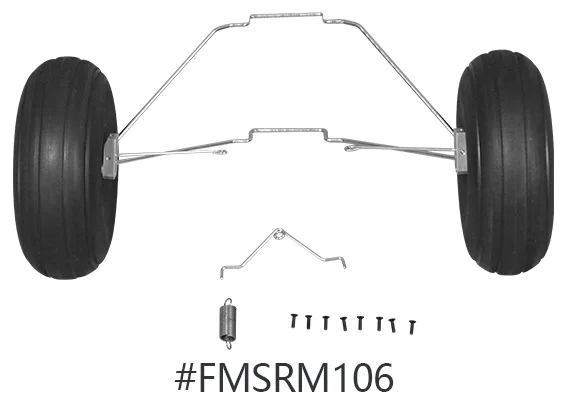 Шасси для FMS модели 1700 мм PA 18 EPO радиоуправляемый самолет FMS110|Детали и аксессуары| |
