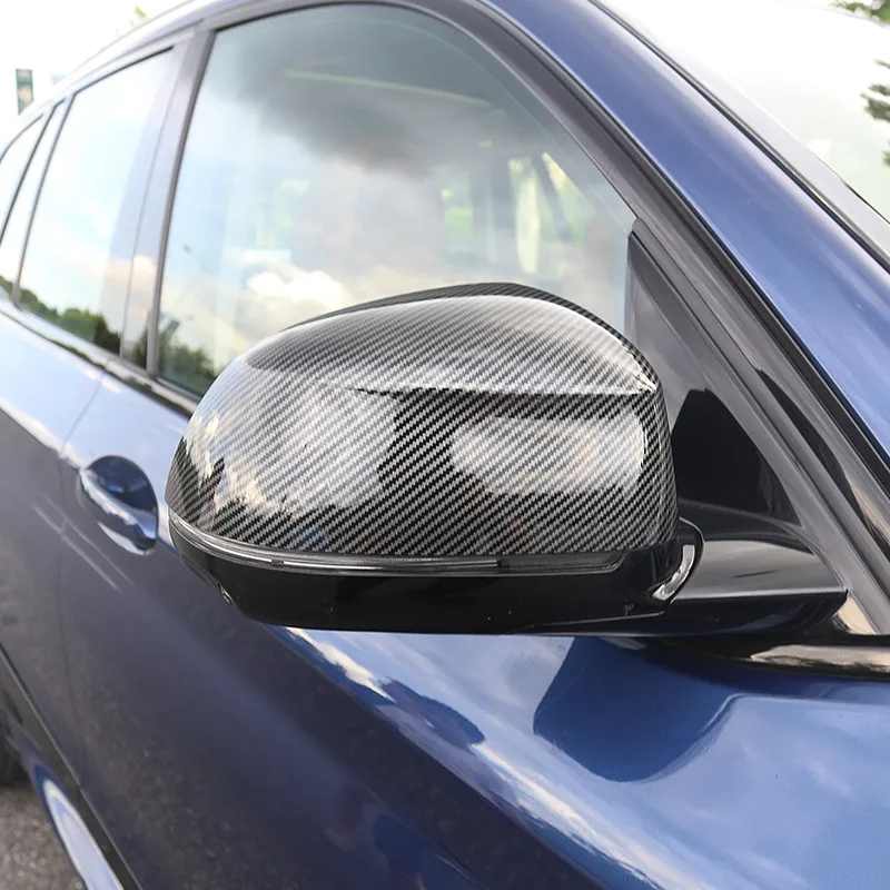 Автомобильные аксессуары крышка для зеркала из углеродного волокна крышки Замена для BMW new X3 G01 X4 G02 X5 G05 для BMW боковое зеркало
