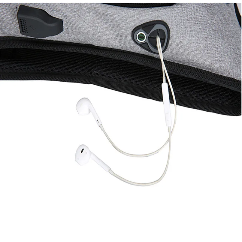 Кодовый замок Противоугонный рюкзак Открытый USB зарядка походный рюкзак замок плечо походная сумка для путешествий велосипедная сумка #40NT19