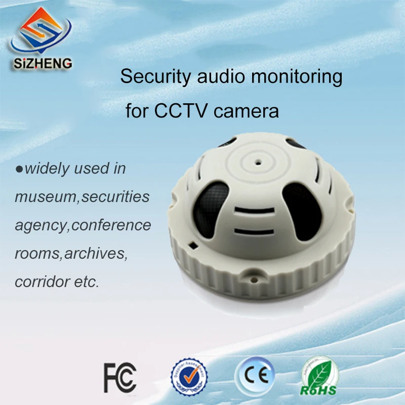 SIZHENG SIZ 160 дым CCTV Микрофон звуковое устройство 45 дБ аксессуары для безопасности