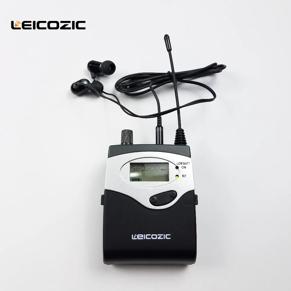 Leicozic L5102 2-х канальный UHF беспроводные наушники вкладыши система мониторинга в ухо этап стетоклип Pofessional аудио сценический звук