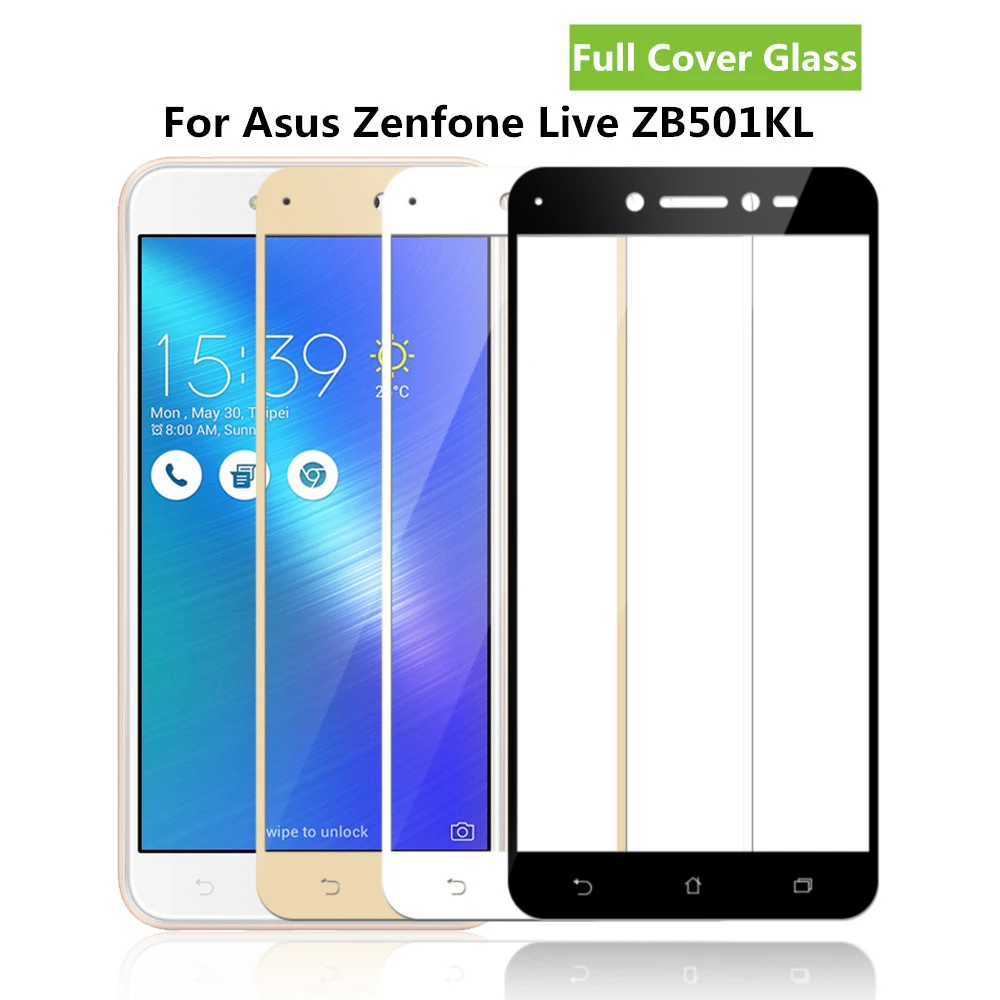 

For ASUS Zenfone Live ZB501KL Tempered Glass 9H 3D Full Cover Front Cover Screen Protector Film For Asus A007 X00FD Guard