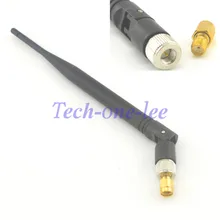 5dbi 2,4 ГГц антенна Wi-Fi SMA Мужской модем маршрутизатор+ адаптер гнездо SMA RP-SMA Male