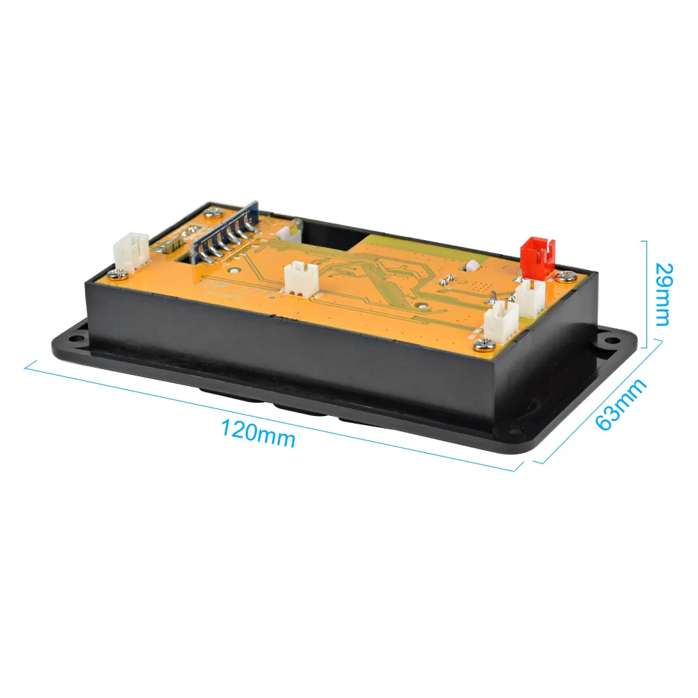 Aiyima 12V LCD Bluetooth MP3 Decoder Board WAV WMA Decoding MP3 Player Audio Module Support FM Radio AUX USB With Lyrics Display