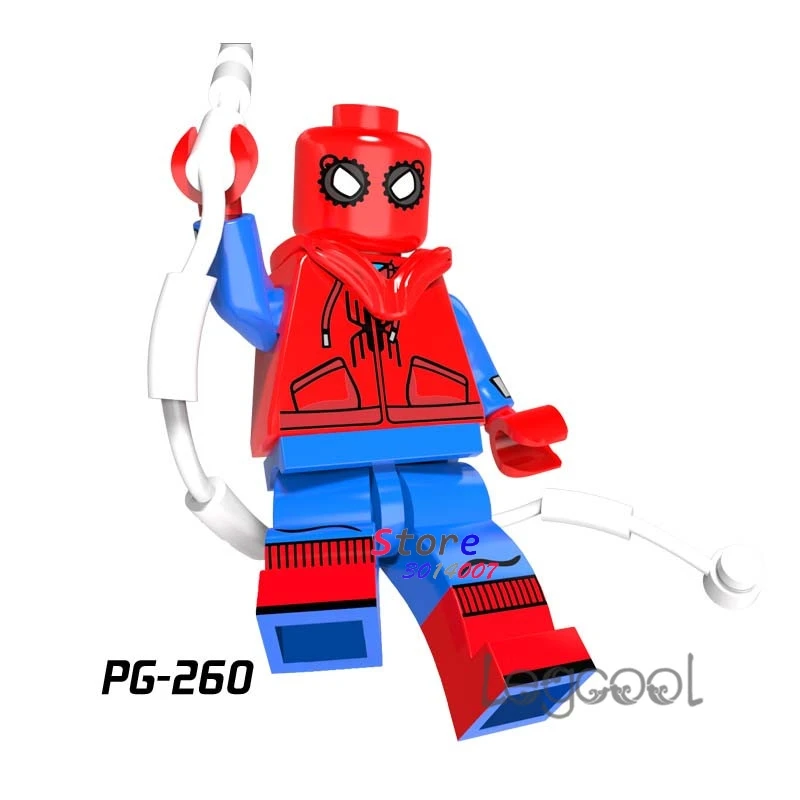 

1PCS model building blocks action figures starwars superheroes Homecoming Spider-Man Collection Series diy toy for children gift