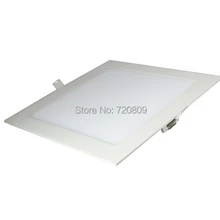 10 шт./партия 18 Вт Квадратный светодиодный светильник потолочная лампа с креплением Чистый/теплый белый AC110-240V