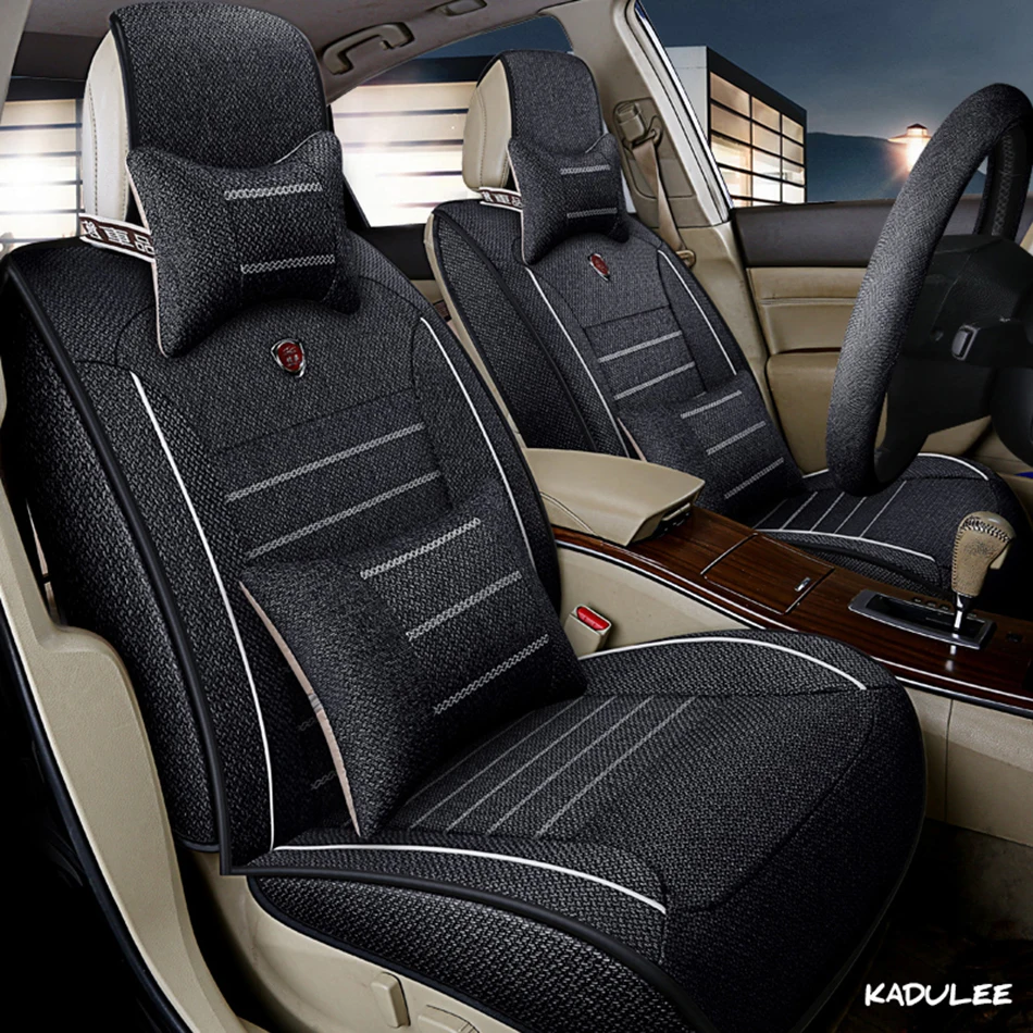 KADULEE flax car seat cover for kia ceed rio 3 4 soul spectra cerato niro sportage 3 4 rio k2 Auto accessories car-styling