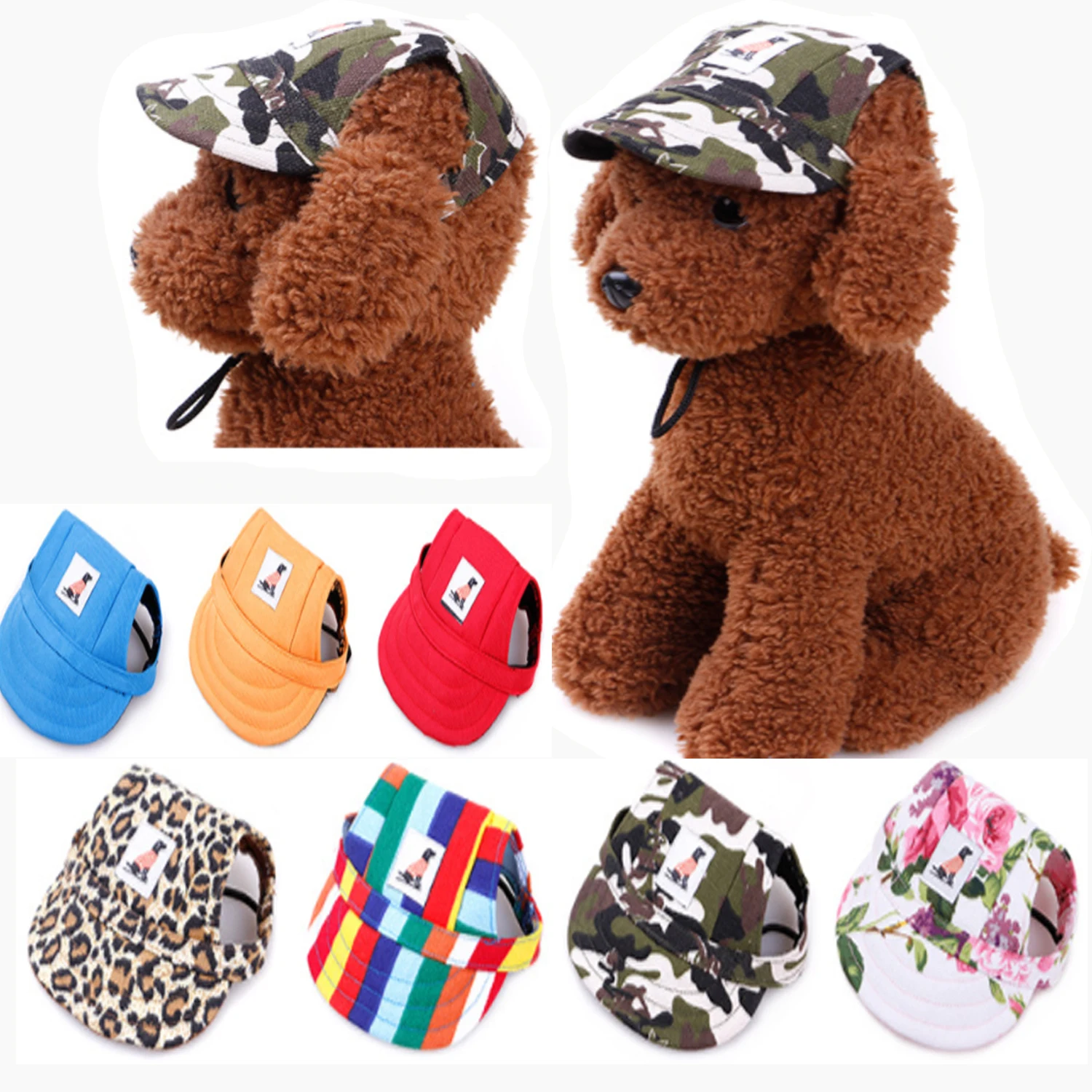 

2019 Hot Sale Sun Hat For Dogs Cute Pet Casual Cotton Baseball Cap Pet Products