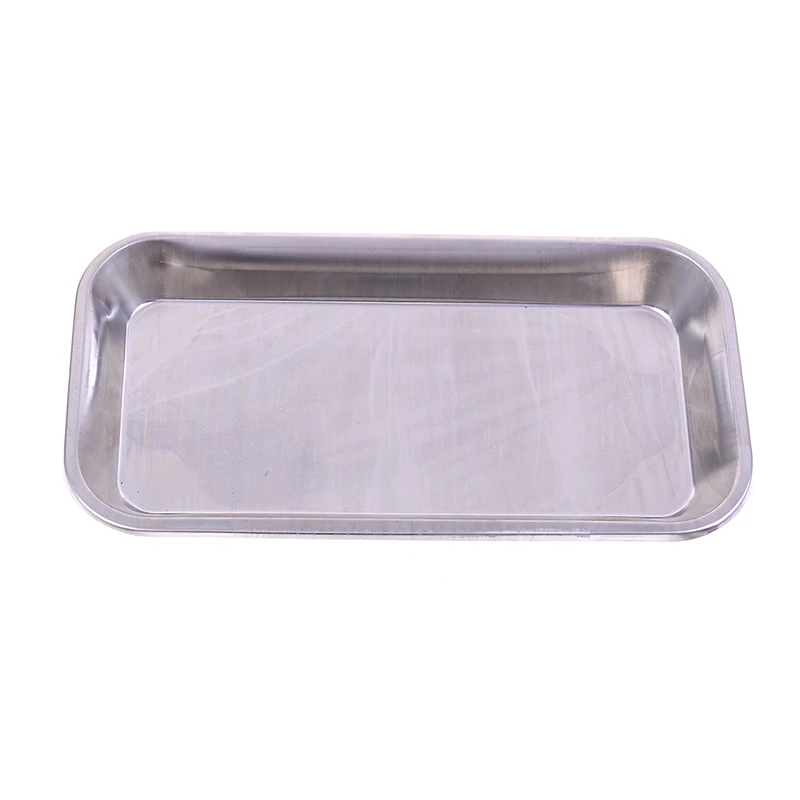 

1PCS Popular Tray Stainless Steel Medical Surgical Dental Dish Lab Instrument Tools Storage Environmental Convenient Useful