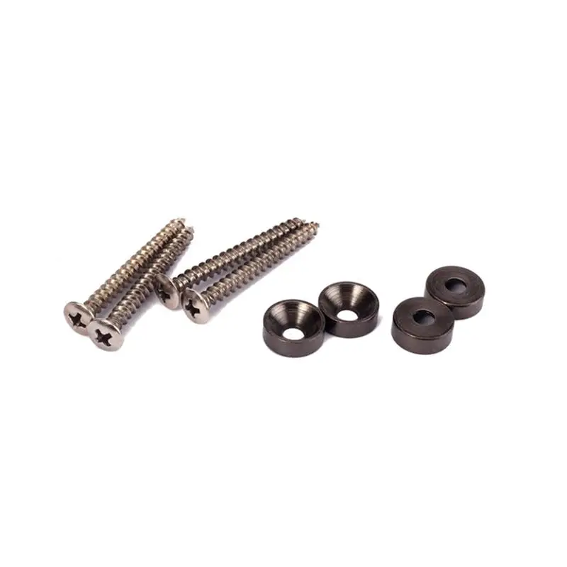 Black Neck Joint Bushings Bolts Screws and Bolts Guitar Parts for