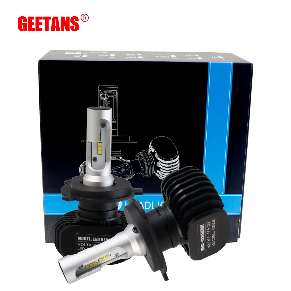 Автомобильная светодиодная лампа GEETANS H7 880/H27 H8/H9/H11 9005/HB3 9006/HB4 H1 H3 чип CSP 6000 лм K