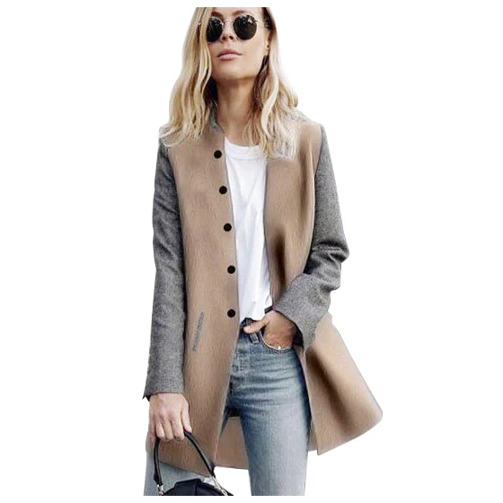 

TFGS Fashion Long Coat Women Winter Long Sleeve Cardigan Female Overcoat Lady Jacket Outerwear Coat Female Overcoat