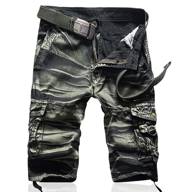 

New Camouflage Camo Cargo Shorts Men Mens Casual Beachwear Shorts Male Loose Work Shorts Man Military Short Pants Drop Shipping