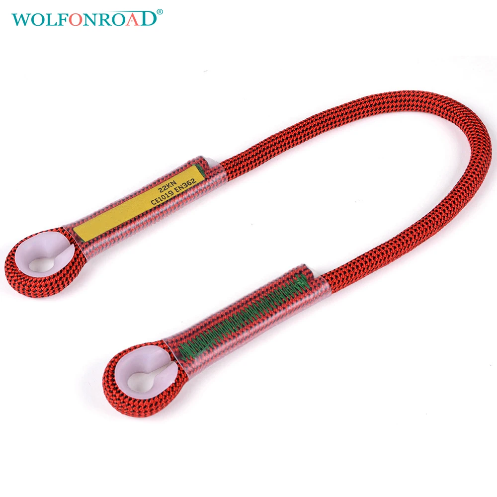 WOLFONROAD 60 200cm Rock Climbing Oxtail Rope Ice Climbing Sling Anti