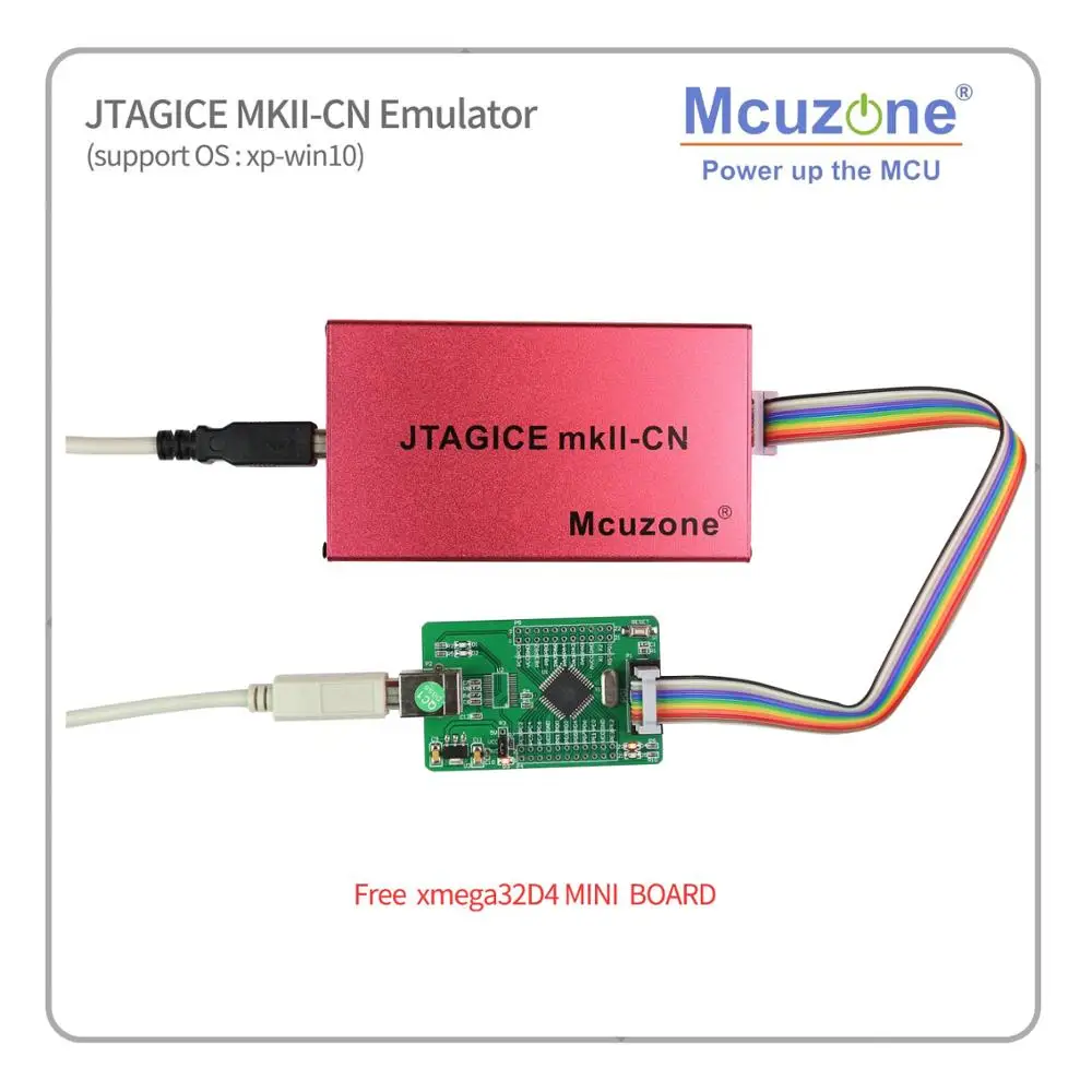 USB AVR JTAGICE MKII CN эмулятор PDI JTAG ISP без проводов мини плата atxmega32d4|board|board boardboard usb |